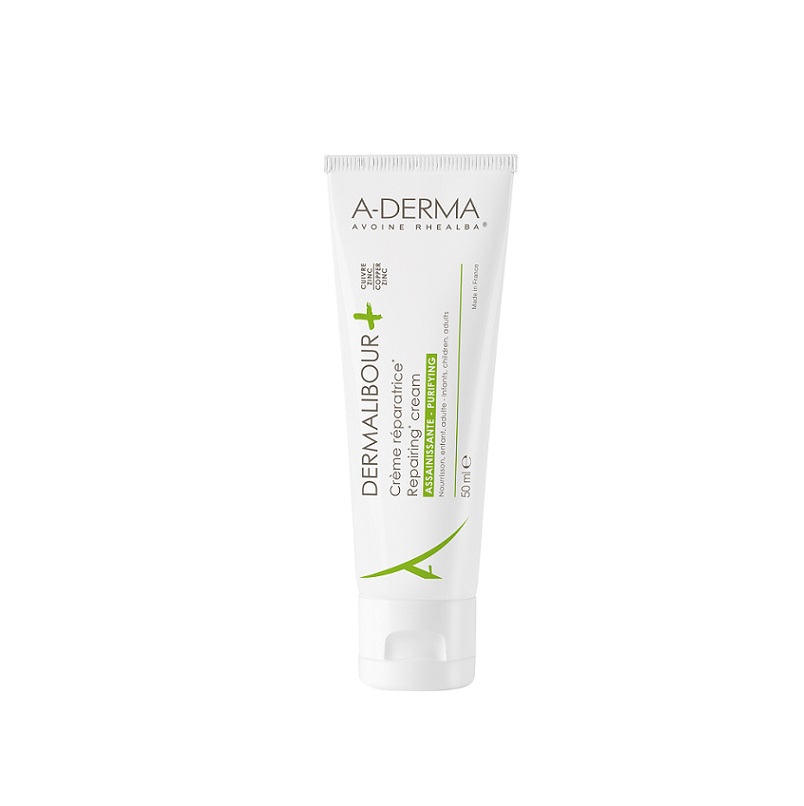 A-Derma DERMALIBOUR+ CICA Крем восстанавливающий  50 мл