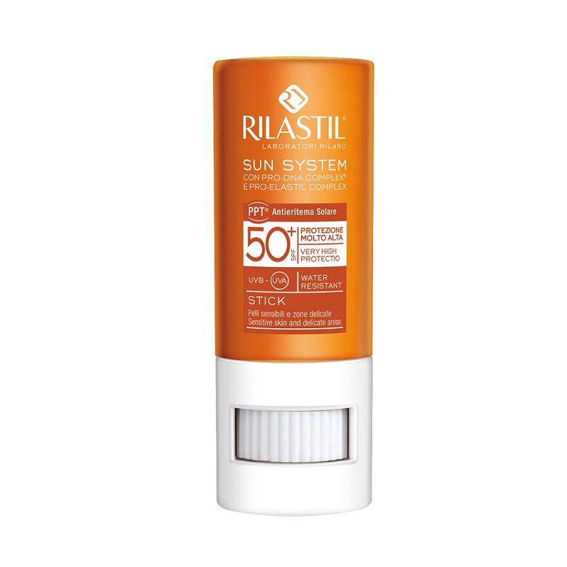 RILASTIL SUN SYSTEM Стик прозрачный для чувствительных зон SPF50+ 8,5 мл 