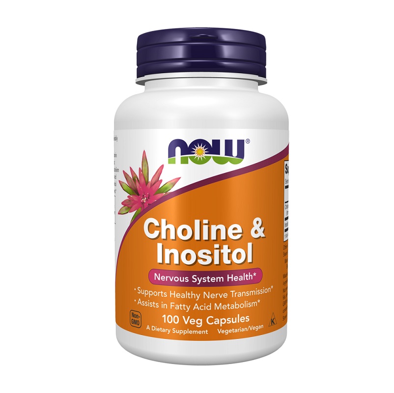 NOW (БАД) (Холин и Инозитол 500 мг   капс. 1139 мг±10% №100)