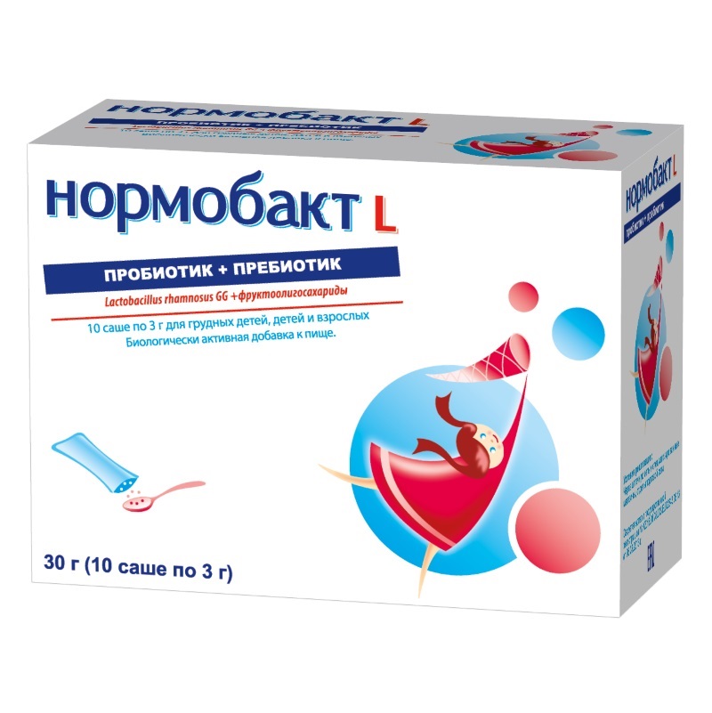 Нормобакт L (БАД) (  саше 3 г №10)