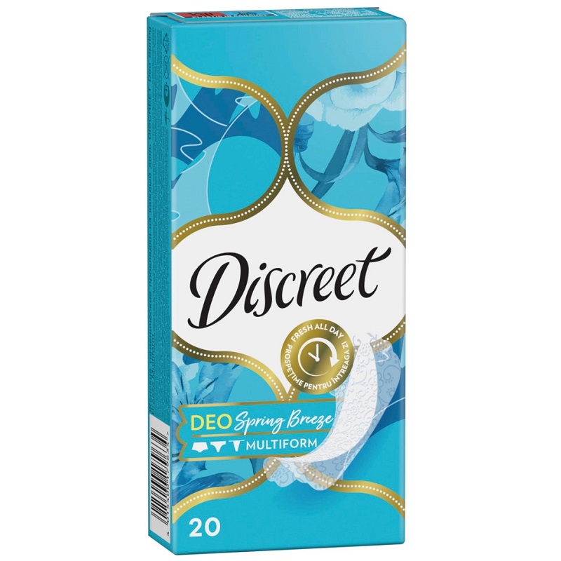 Discreet Прокладки Deo Spring Breeze Multiform женские гигиенические на каждый день №20
