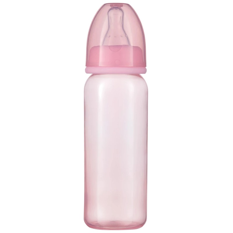 Пома Бутылочка (ПП) с молочной соской (силикон, быстрый поток) 240 мл 6 мес+ арт.8010 1 шт 