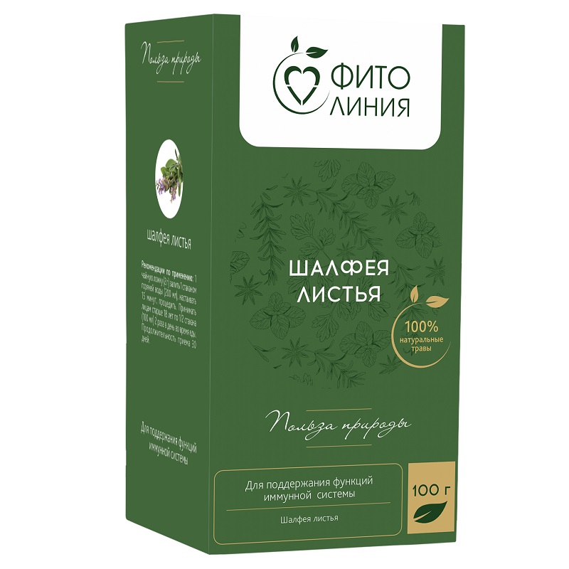 Фитолиния (БАД) (Фитолекарь Шалфея листья   100 г )