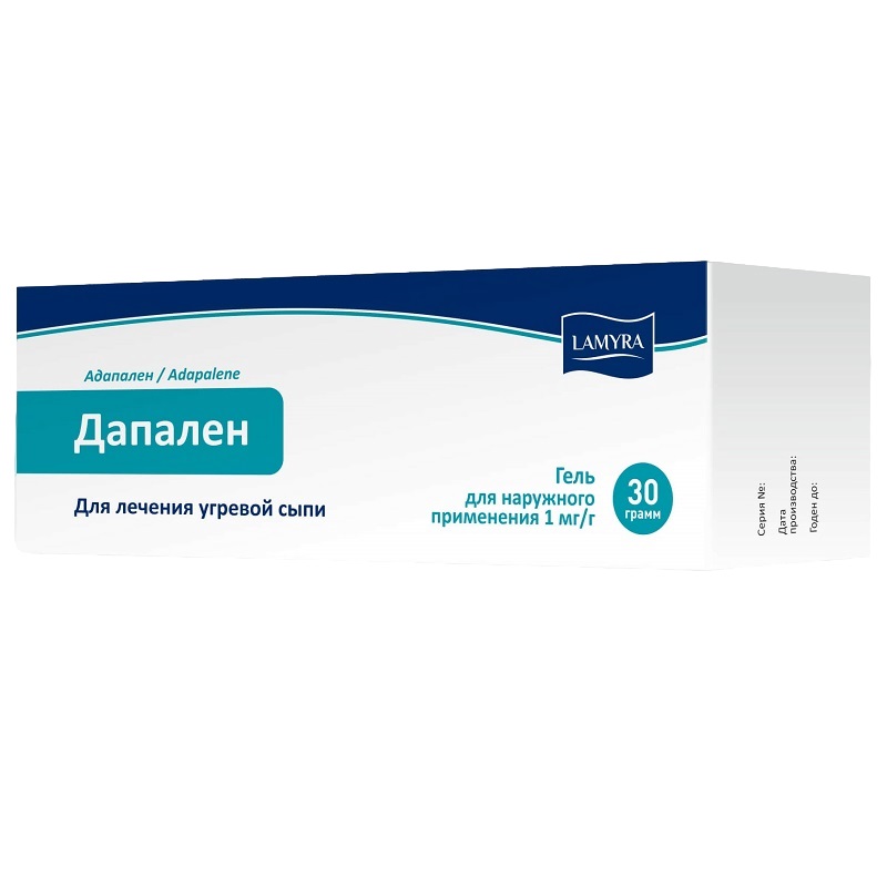 ДАПАЛЕН (гель д/наруж. прим. 1 мг/г туба 30 г №1)