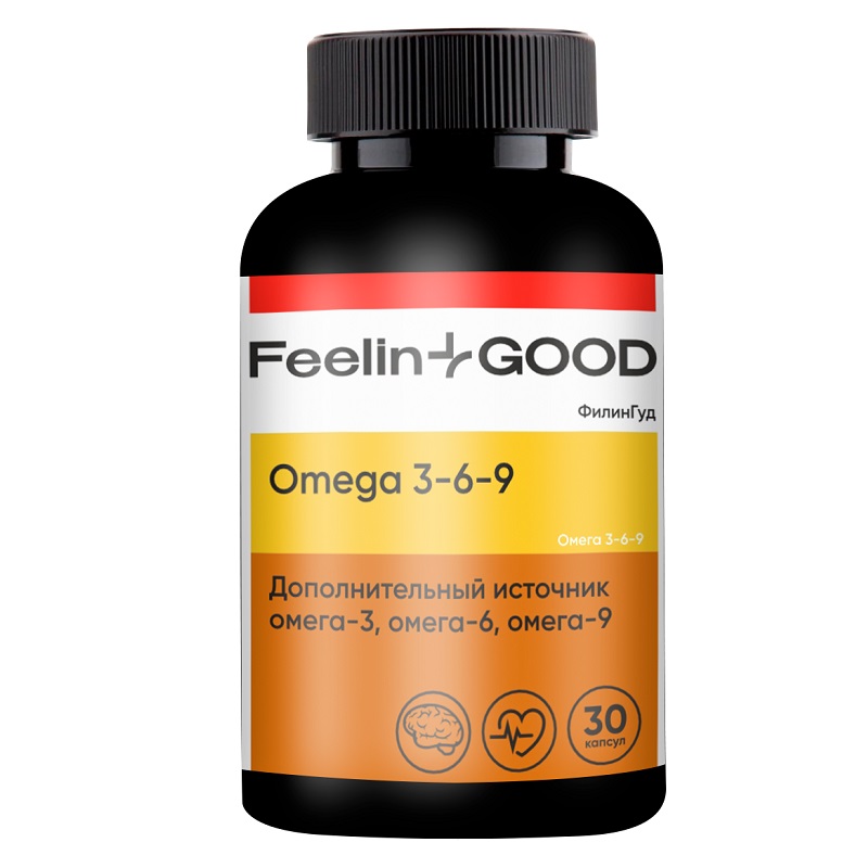 FeelinGood Омега 3+6+9, 30 капсул