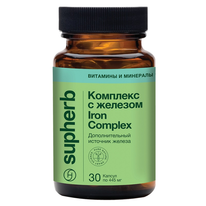 Комплекс с железом (БАД) (капс. 445 мг  №30)