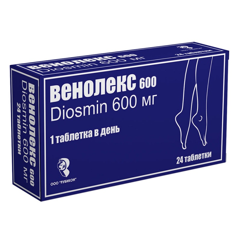 ВЕНОЛЕКС 600 (табл. 600 мг  №8х3)