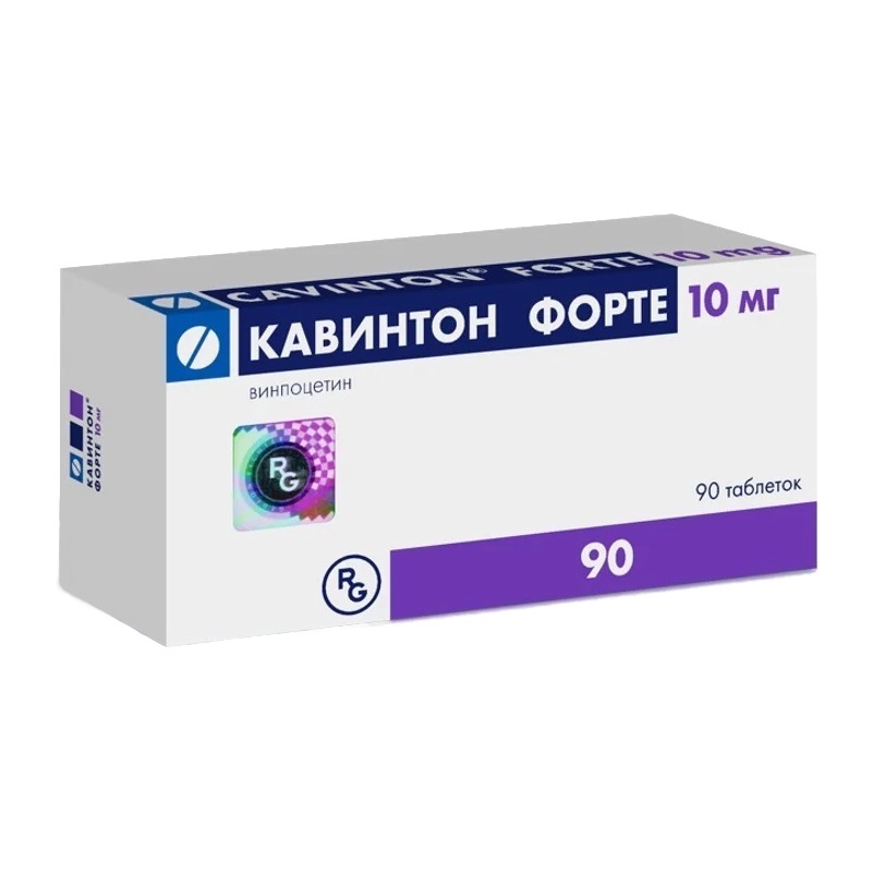 КАВИНТОН® ФОРТЕ (табл. 10 мг  №15х6)