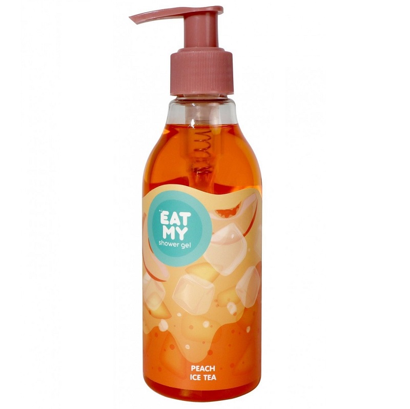 EAT MY Гель для душа Холодный чай с персиком 400 мл дозатор