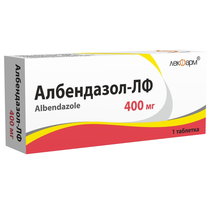 АЛБЕНДАЗОЛ-ЛФ (табл. 400 мг  №1х1)