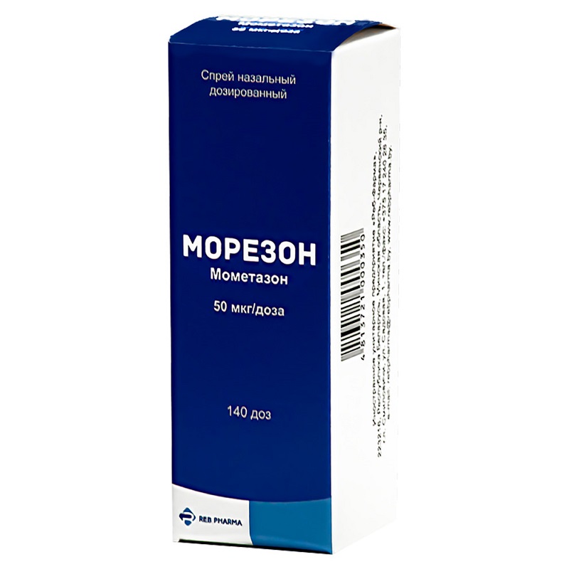 МОРЕЗОН (спрей назальный дозированный 50 мкг/доза фл. 140 доз №1)