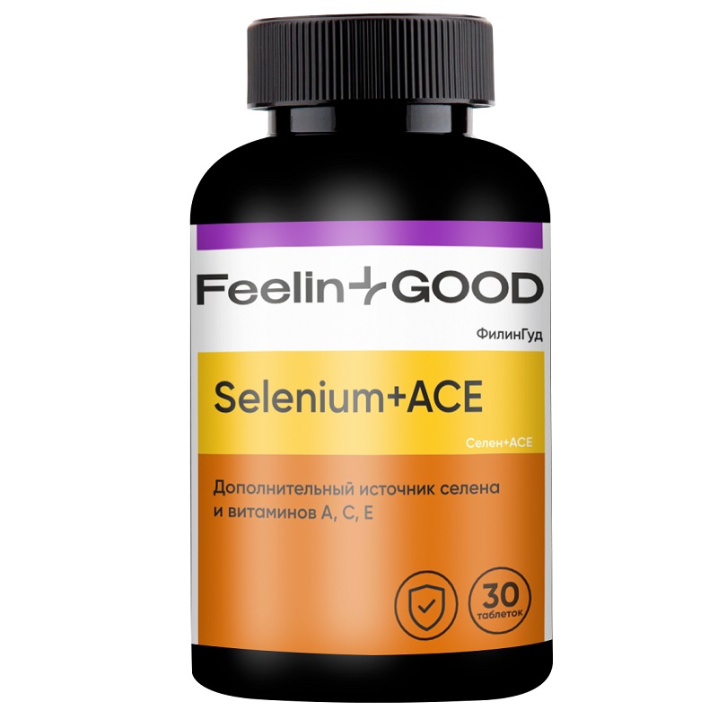 FeelinGood Селен + ACE витамины, 30 таблеток
