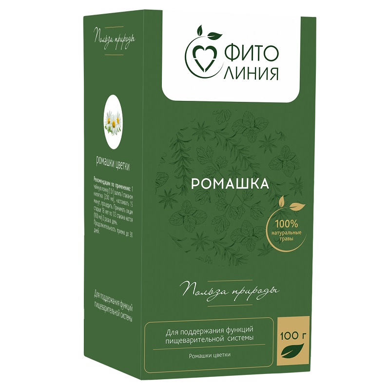 Фитолиния (БАД) (Фитолекарь Ромашка   пак. 100 гр )