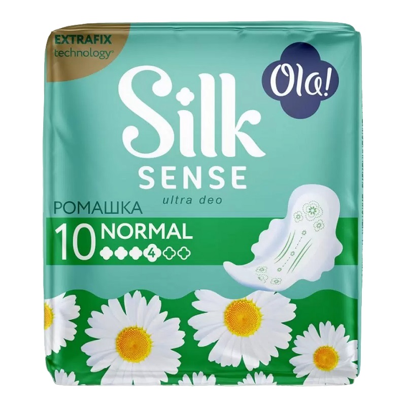 OLA! Silk Sense ULTRA NORMAL Прокладки жен. гиг. ультратонкие аромат Ромашка №10
