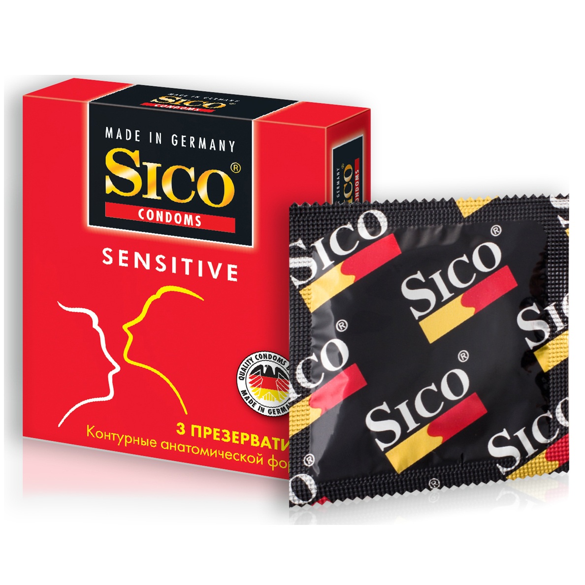 Sico Sensitive Презервативы контурные 3шт